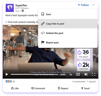Copy Video URL