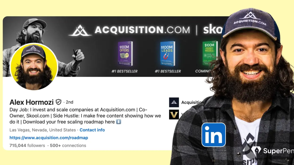 Alex Hormozi Linkedin Strategy