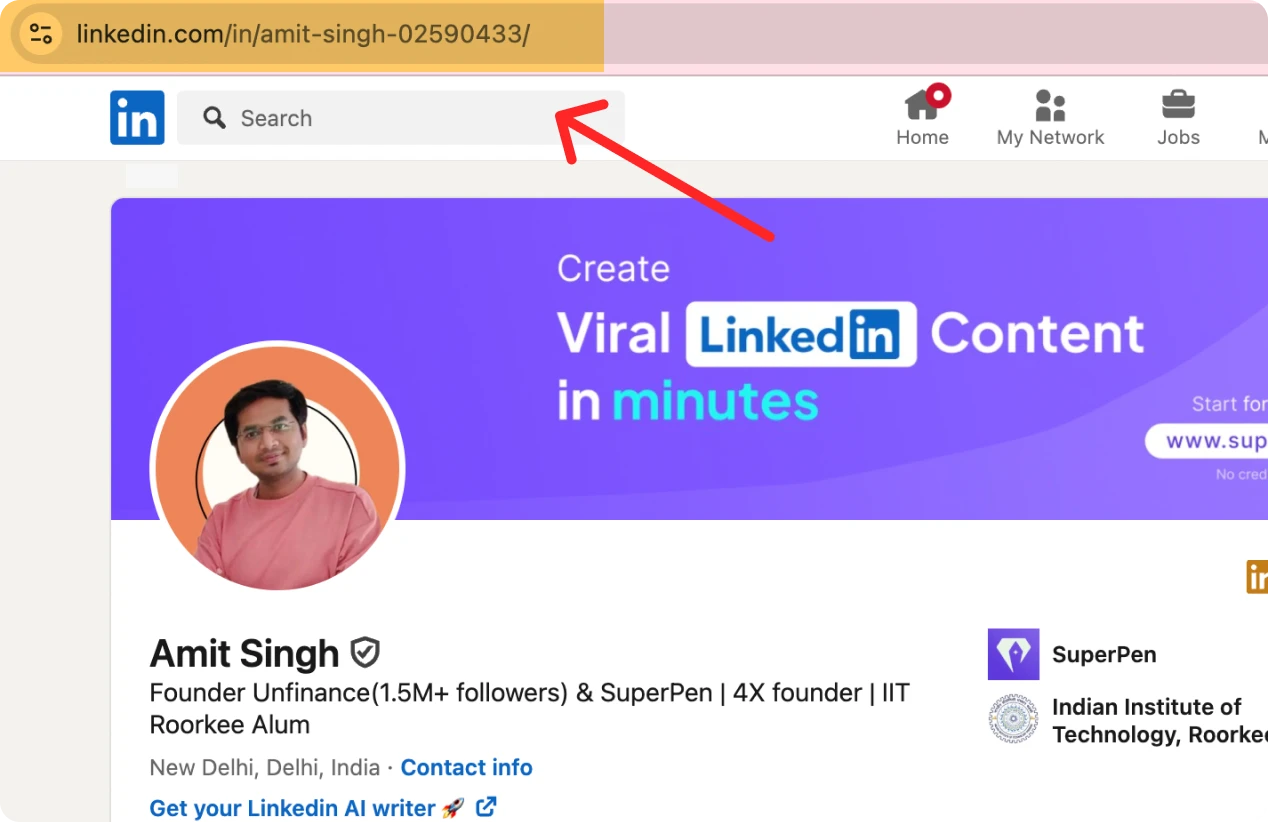 How To Find Your Linkedin Profile Url (And Why It Matters More Than You Think) 2 Linkedin Url In Desktop