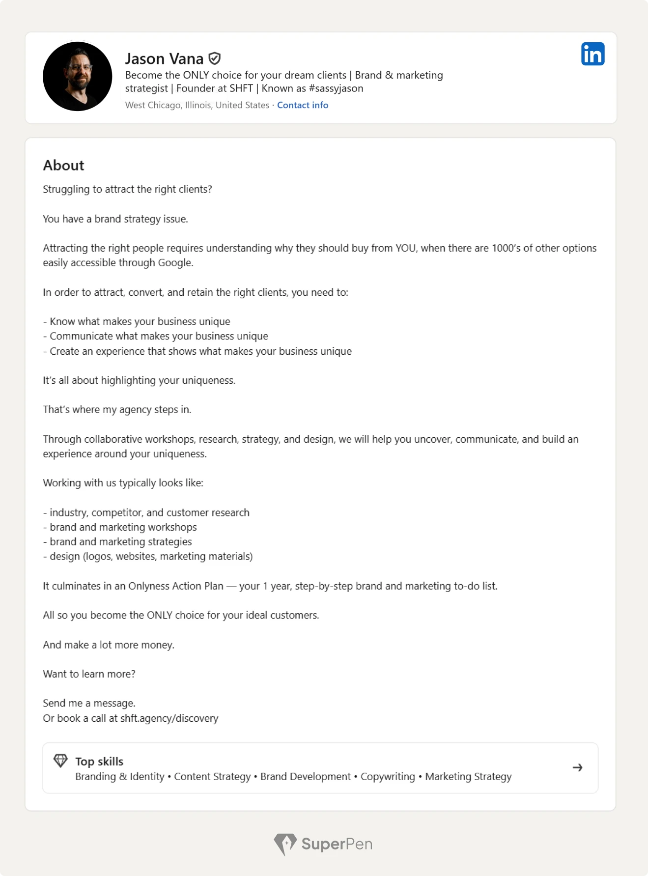 Magnetic Linkedin Profile Summary Examples To Attract Recruiters In 2025 3 Jason