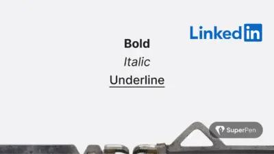 Linkedin Font Tricks