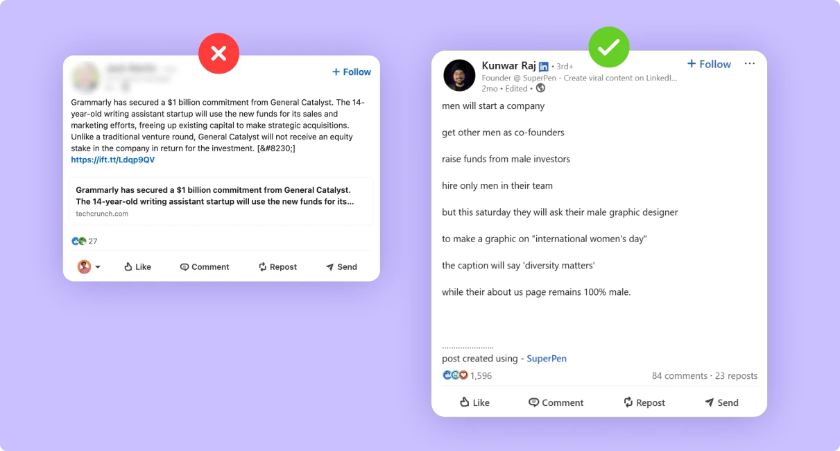 How To Format Impactful Linkedin Posts To Grab Attention? 2 Stand Out