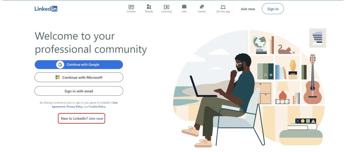 How To Create A Linkedin Account (Step-By-Step + Expert Tips) 2 Linkedin Setup 1